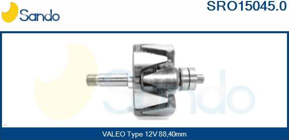 Sando SRO15045.0 - Rotor, alternateur cwaw.fr