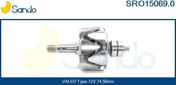 Sando SRO15069.0 - Rotor, alternateur cwaw.fr