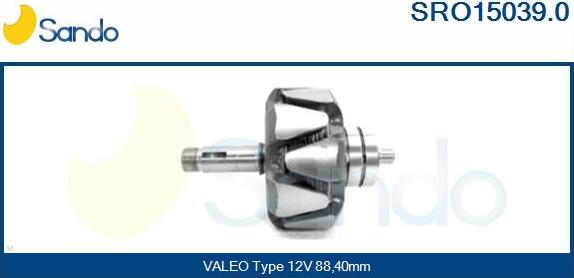 Sando SRO15039.0 - Rotor, alternateur cwaw.fr