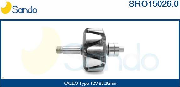 Sando SRO15026.0 - Rotor, alternateur cwaw.fr