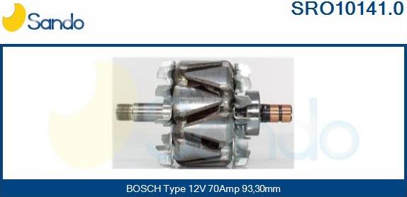 Sando SRO10141.0 - Rotor, alternateur cwaw.fr