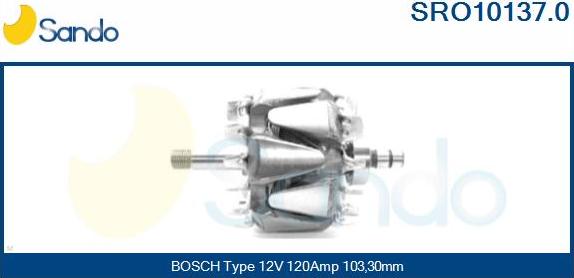 Sando SRO10137.0 - Rotor, alternateur cwaw.fr