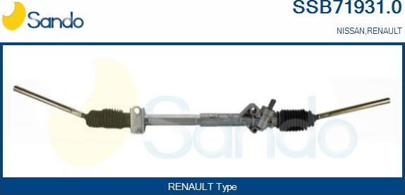 Sando SSB71931.0 - Crémaillière de direction cwaw.fr