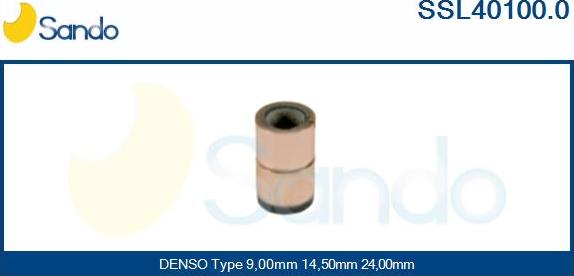 Sando SSL40100.0 - Bague collectrice, alternateur cwaw.fr