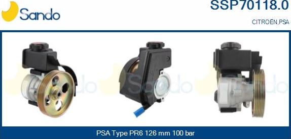 Sando SSP70118.0 - Pompe hydraulique, direction cwaw.fr