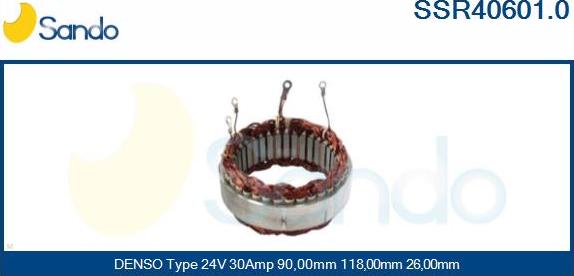 Sando SSR40601.0 - Stator, alternateur cwaw.fr