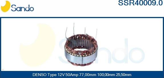 Sando SSR40009.0 - Stator, alternateur cwaw.fr