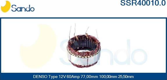 Sando SSR40010.0 - Stator, alternateur cwaw.fr