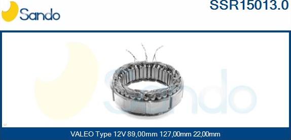 Sando SSR15013.0 - Stator, alternateur cwaw.fr