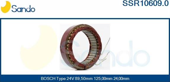 Sando SSR10609.0 - Stator, alternateur cwaw.fr