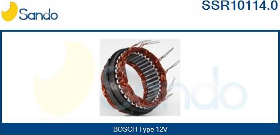 Sando SSR10114.0 - Stator, alternateur cwaw.fr