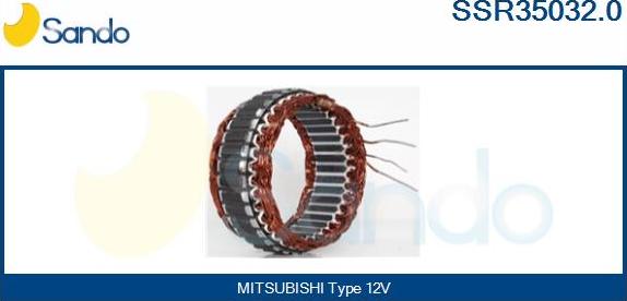 Sando SSR35032.0 - Stator, alternateur cwaw.fr