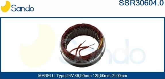 Sando SSR30604.0 - Stator, alternateur cwaw.fr