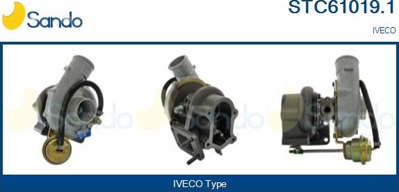 Sando STC61019.1 - Turbocompresseur, suralimentation cwaw.fr