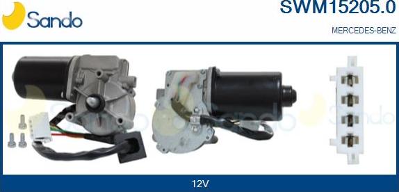 Sando SWM15205.0 - Moteur d'essuie-glace cwaw.fr