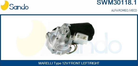 Sando SWM30118.1 - Moteur d'essuie-glace cwaw.fr