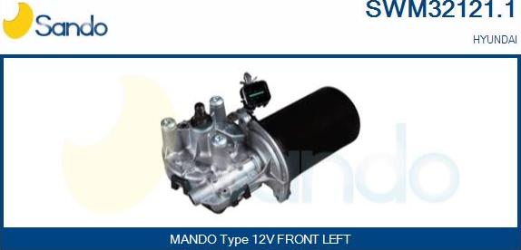 Sando SWM32121.1 - Moteur d'essuie-glace cwaw.fr