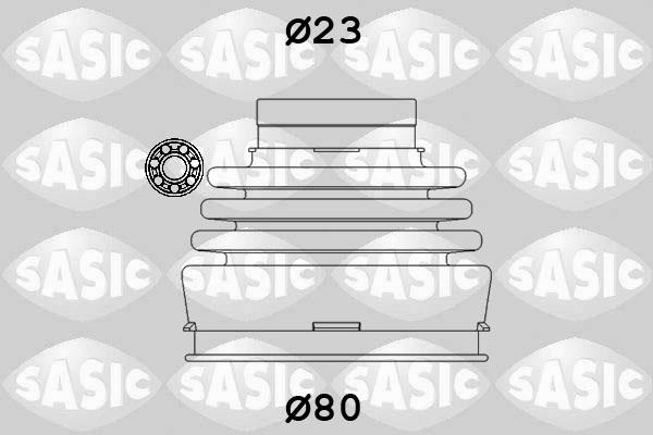 Sasic 9004630 - Joint-soufflet, arbre de commande cwaw.fr