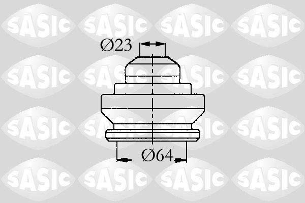 Sasic 9004625 - Joint-soufflet, arbre de commande cwaw.fr