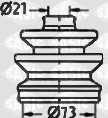 Sasic 9004709 - Joint-soufflet, arbre de commande cwaw.fr