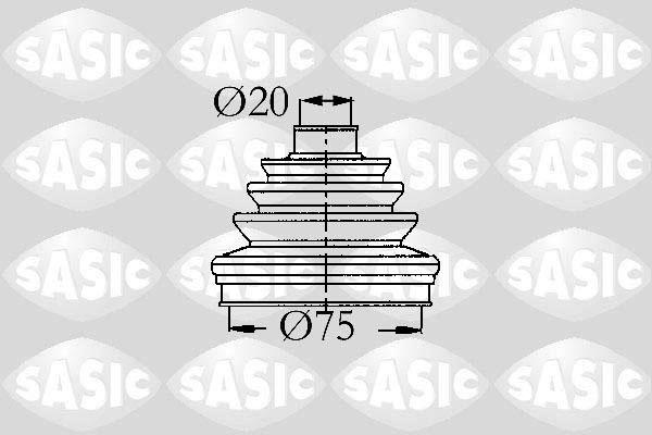 Sasic 9004717 - Joint-soufflet, arbre de commande cwaw.fr