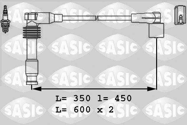 Sasic 9286027 - Kit de câbles d'allumage cwaw.fr