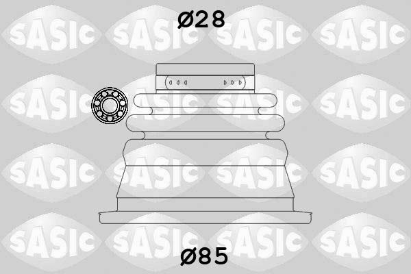 Sasic 4003451 - Joint-soufflet, arbre de commande cwaw.fr