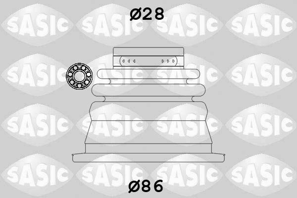 Sasic 4003464 - Joint-soufflet, arbre de commande cwaw.fr