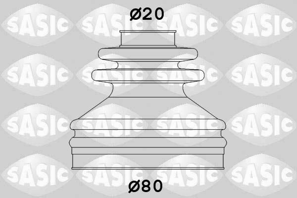 Sasic 4003467 - Joint-soufflet, arbre de commande cwaw.fr