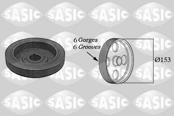 Sasic 5150G30 - Poulie, vilebrequin cwaw.fr