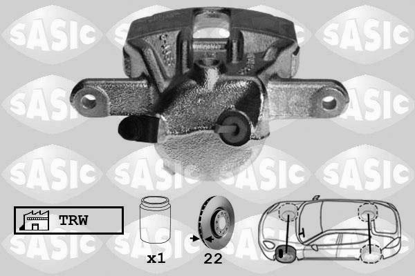 Sasic 6504010 - Étrier de frein cwaw.fr