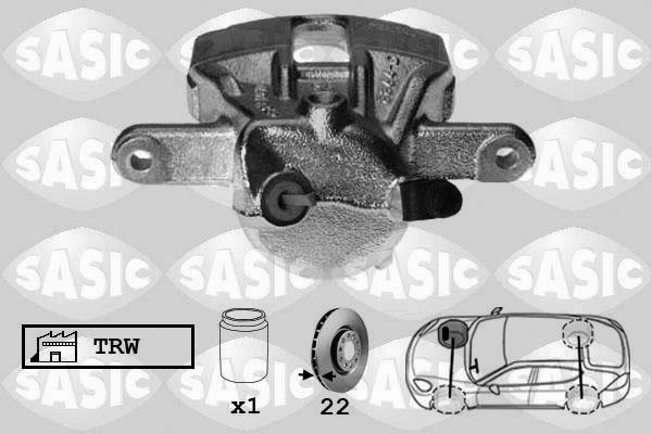 Sasic 6504011 - Étrier de frein cwaw.fr