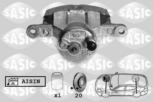 Sasic 6506093 - Étrier de frein cwaw.fr