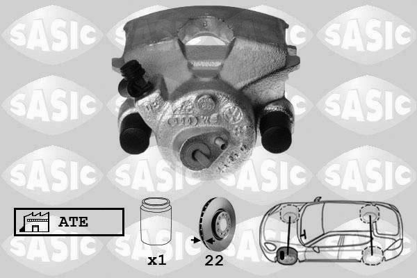 Sasic 6506004 - Étrier de frein cwaw.fr