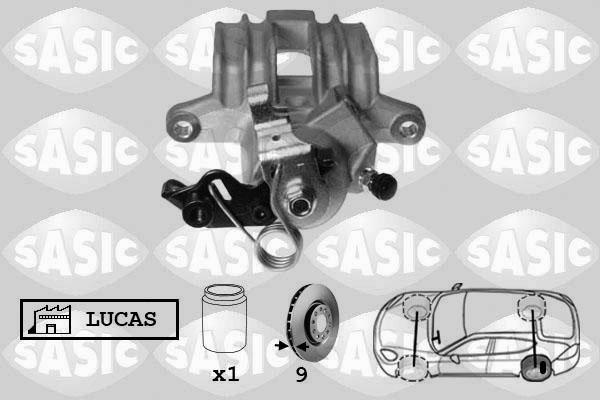 Sasic 6506008 - Étrier de frein cwaw.fr