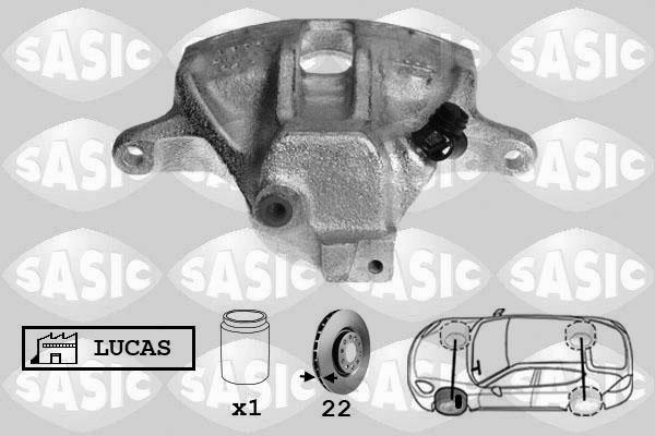 Sasic 6506018 - Étrier de frein cwaw.fr