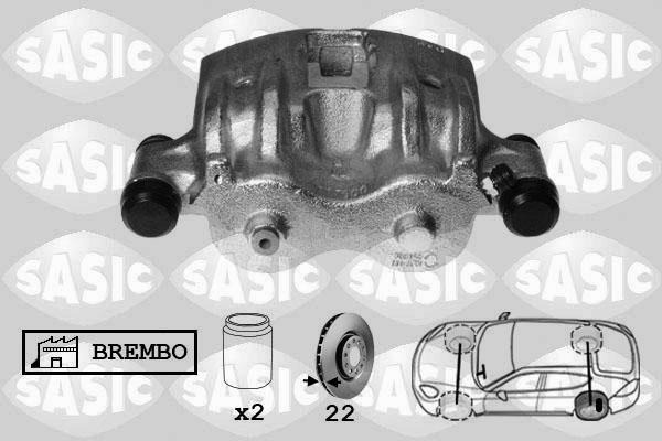 Sasic 6506160 - Étrier de frein cwaw.fr