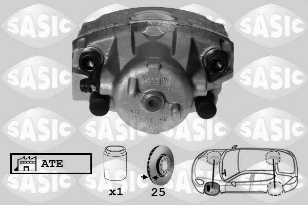 Sasic 6506102 - Étrier de frein cwaw.fr