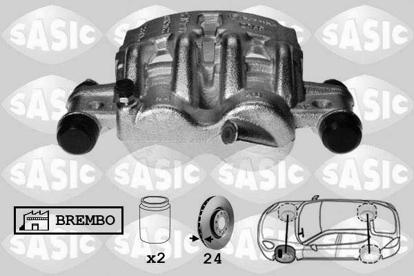 Sasic 6500058 - Étrier de frein cwaw.fr