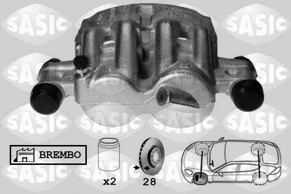 Sasic 6500062 - Étrier de frein cwaw.fr