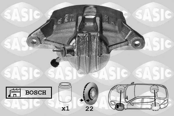 Sasic 6500022 - Étrier de frein cwaw.fr