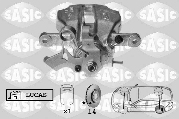 Sasic 6500076 - Étrier de frein cwaw.fr