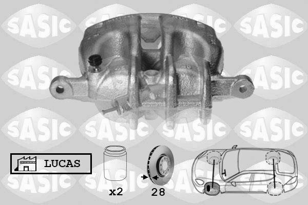 Sasic 6500078 - Étrier de frein cwaw.fr