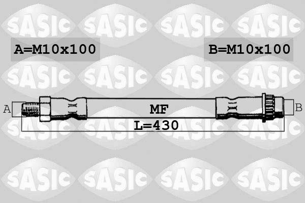 Sasic SBH4083 - Flexible de frein cwaw.fr