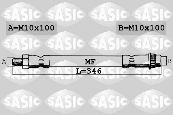 Sasic SBH4080 - Flexible de frein cwaw.fr