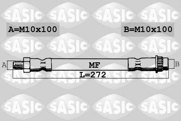 Sasic 6604014 - Flexible de frein cwaw.fr