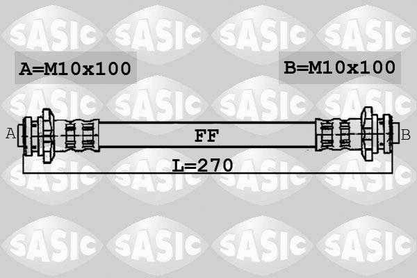 Sasic 6606036 - Flexible de frein cwaw.fr