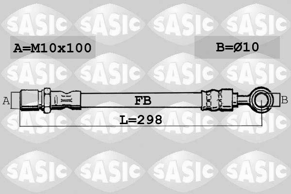 Sasic 6606134 - Flexible de frein cwaw.fr