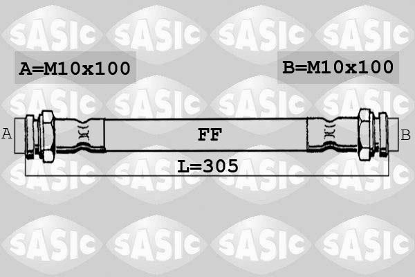 Sasic 6600003 - Flexible de frein cwaw.fr