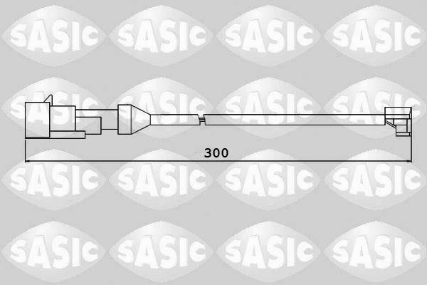 Sasic 6236004 - Contact d'avertissement, usure des plaquettes de frein cwaw.fr